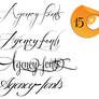 4 decorative font