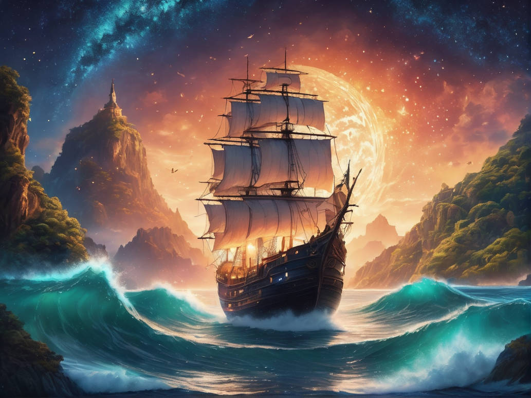 Magic Vessel MAGIC SHIP by NEKOneuralnetwork on DeviantArt