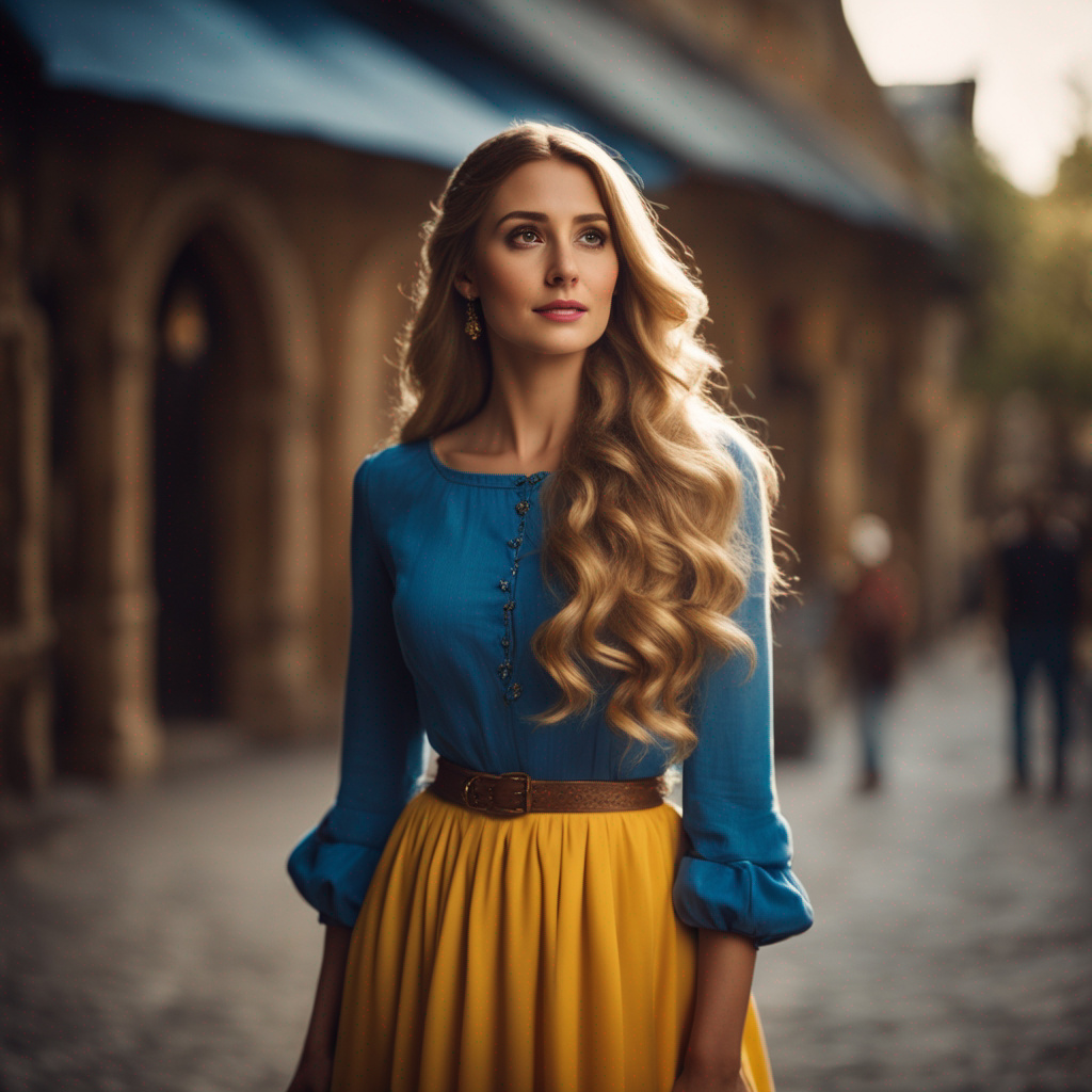 Modern day Rapunzel cosplay 4