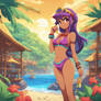 Shantae in a bathing suit