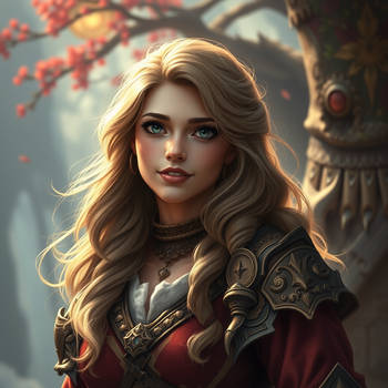 Beautiful woman saying Thank you!