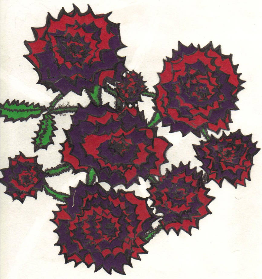 Razorblade Roses by random-creativity on DeviantArt