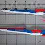 Freedom Gundam Gai Custom Swords Painted