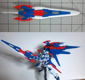 Freedom Gundam Gai Custom Buster Sword Painted