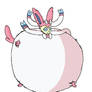 Sylveon Costume Inflated