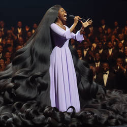 Black Rapunzel gospel super soprano 4