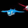 Latios and Latias - Fish