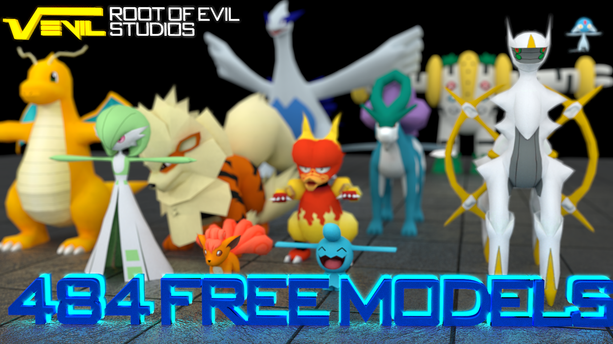 Pokemon Free 3D Models download - Free3D