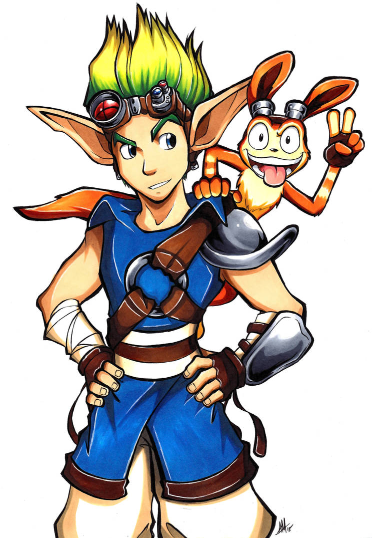 Commission Jak and Daxter by Smudgeandfrank on DeviantArt