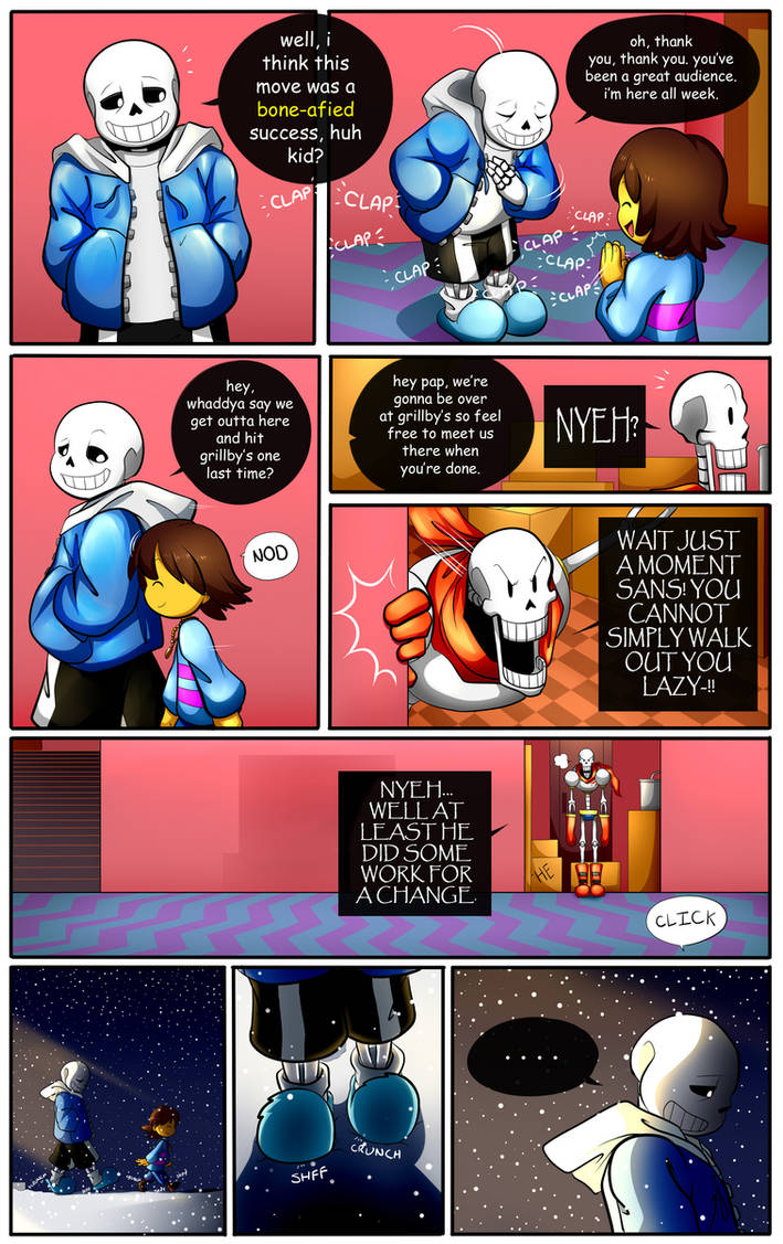 Reminiscence: Undertale Fan Comic Pg 3 by Smudgeandfrank on DeviantArt