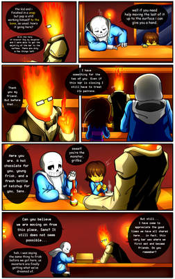 Reminiscence: Undertale Fan Comic Pg. 6