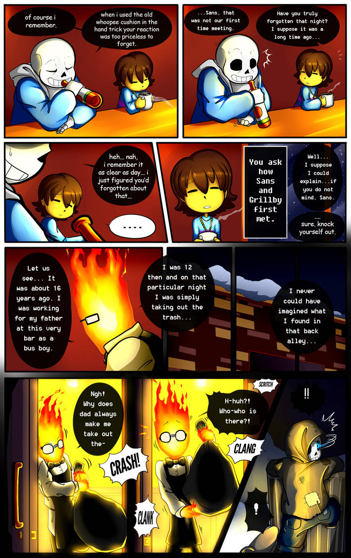 Reminiscence Undertale Fan Comic Pg. 7 by Smudgeandfrank on DeviantArt