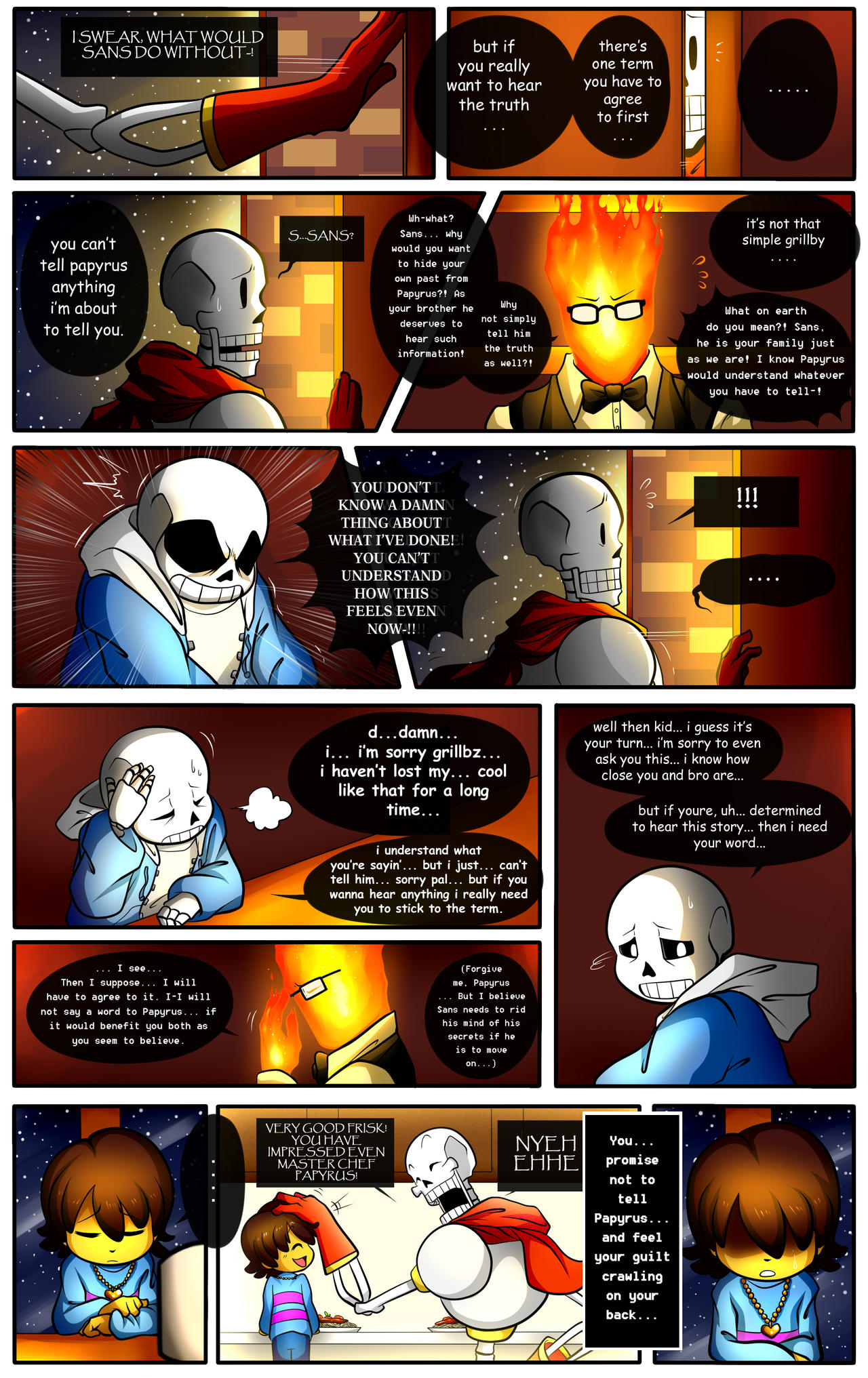 Reminiscence: Undertale Fan Comic Pg. 12 by Smudgeandfrank