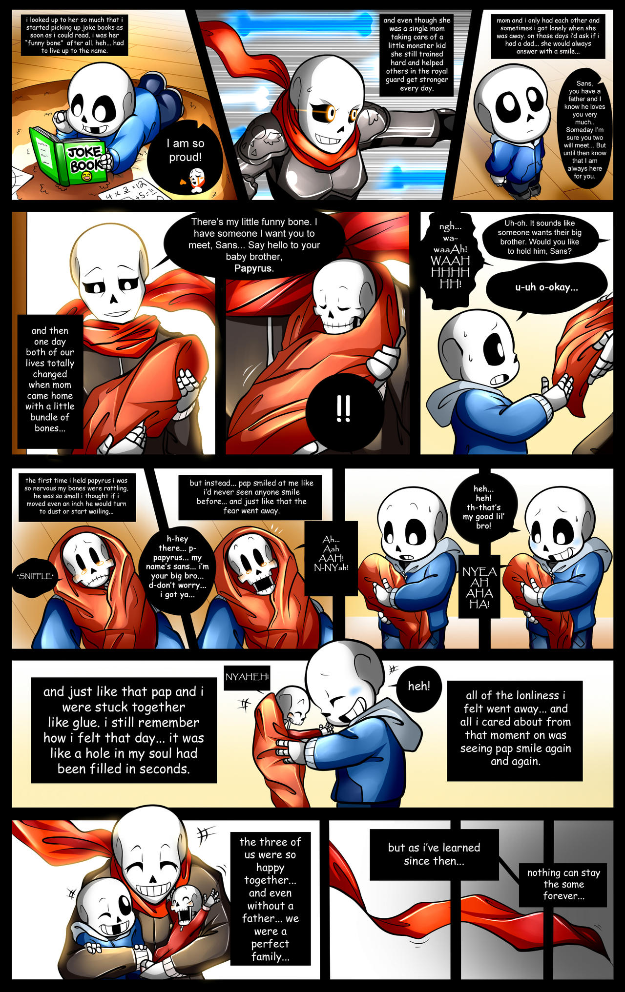 Reminiscence Undertale Fan Comic Pg. 14 by Smudgeandfrank on DeviantArt