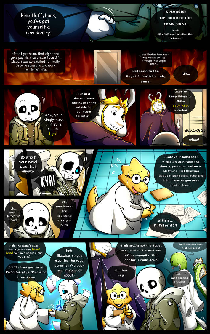 Reminiscence Undertale Fan Comic Pg. 26 by Smudgeandfrank on DeviantArt