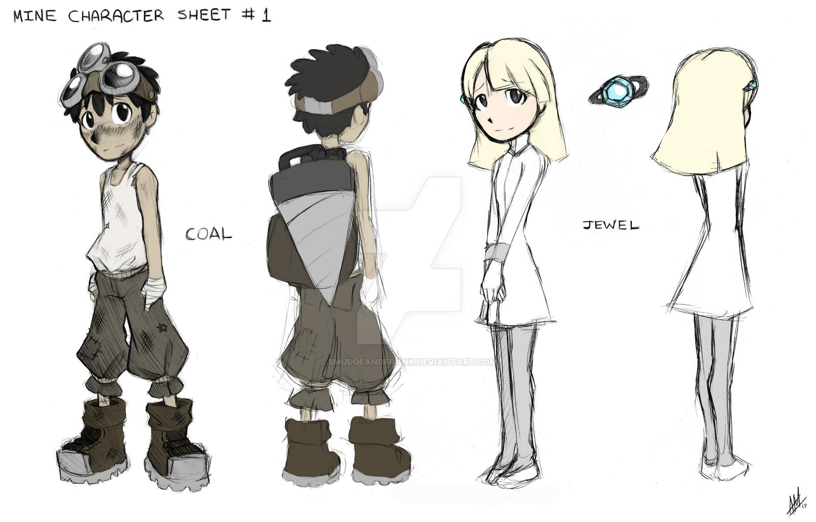 Mine Animation Character Sheet 1 by Smudgeandfrank on DeviantArt Mine Animation Character Sheet 1 by Smudgeandfrank on DeviantArt