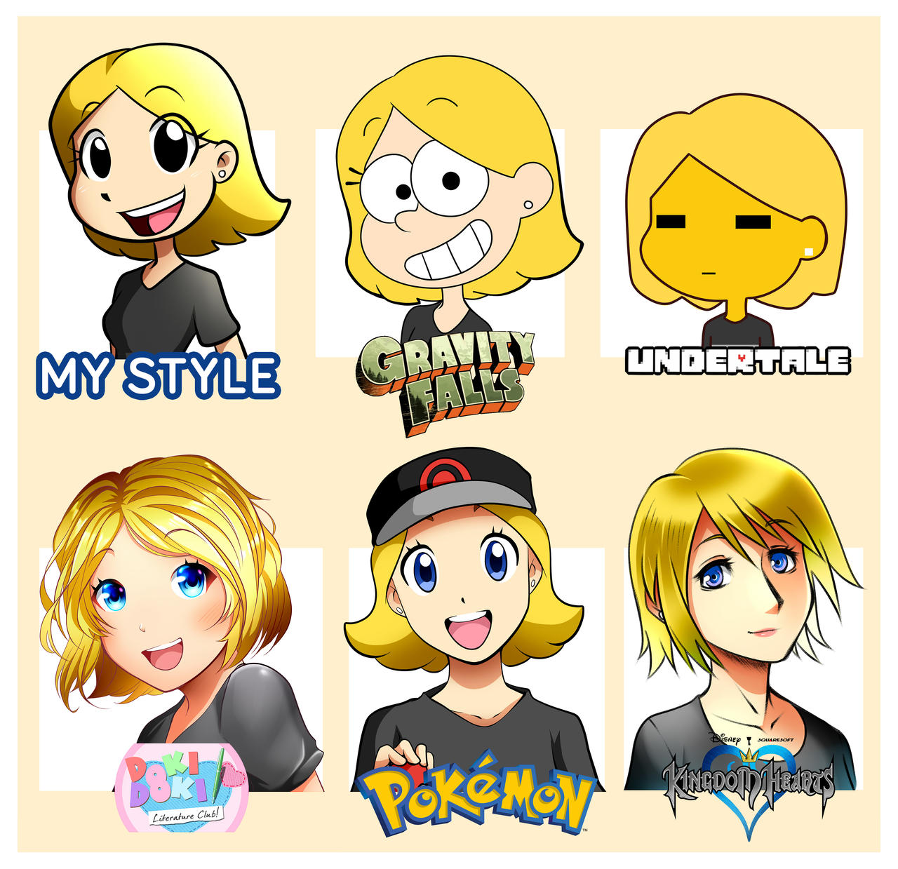 5 Art Styles Challenge #1 (SPEEDPAINT IN DESCR.) by Smudgeandfrank on ...