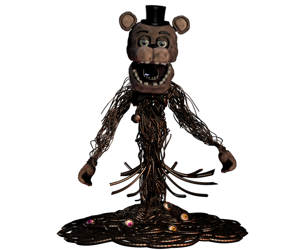Withered Molten Freddy transparent background PNG clipart