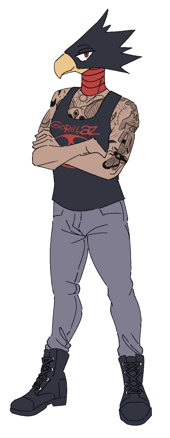 Tokoyami Commission by koyuki321 on DeviantArt