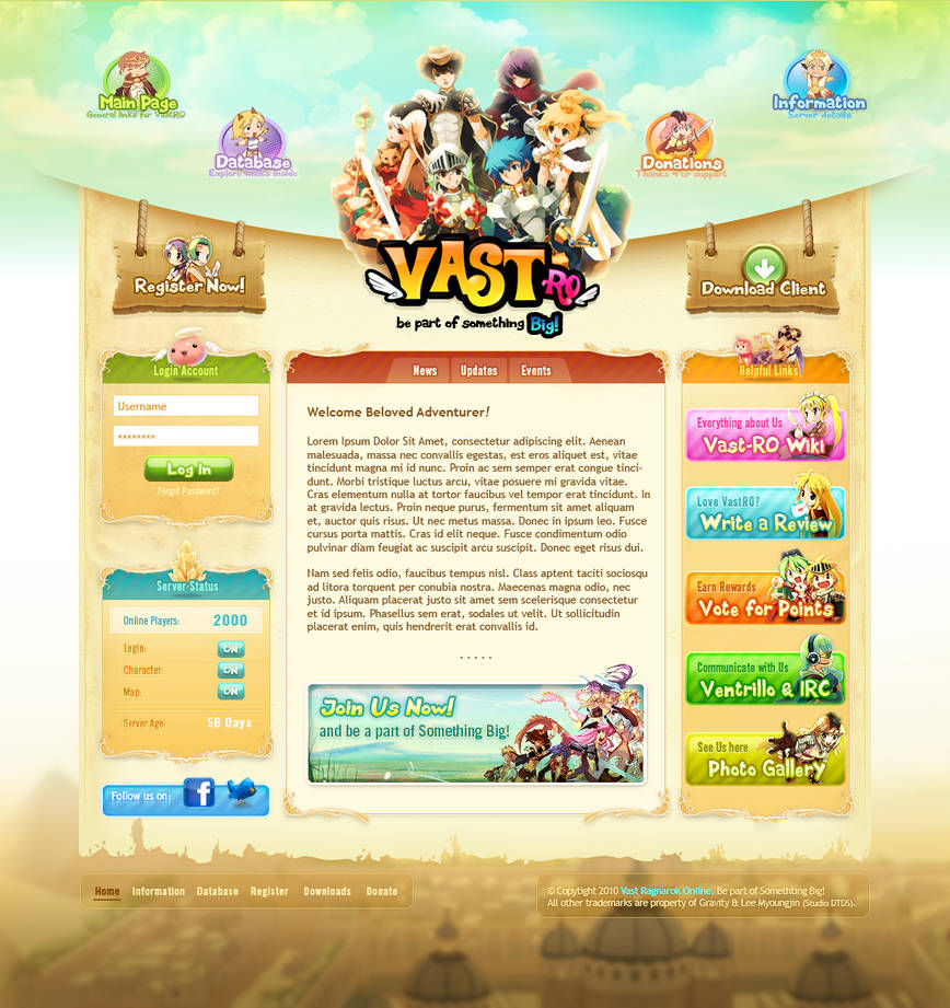 Vanro Ragnarok Vast Ragnarok Online Web by tambraxx on DeviantArt