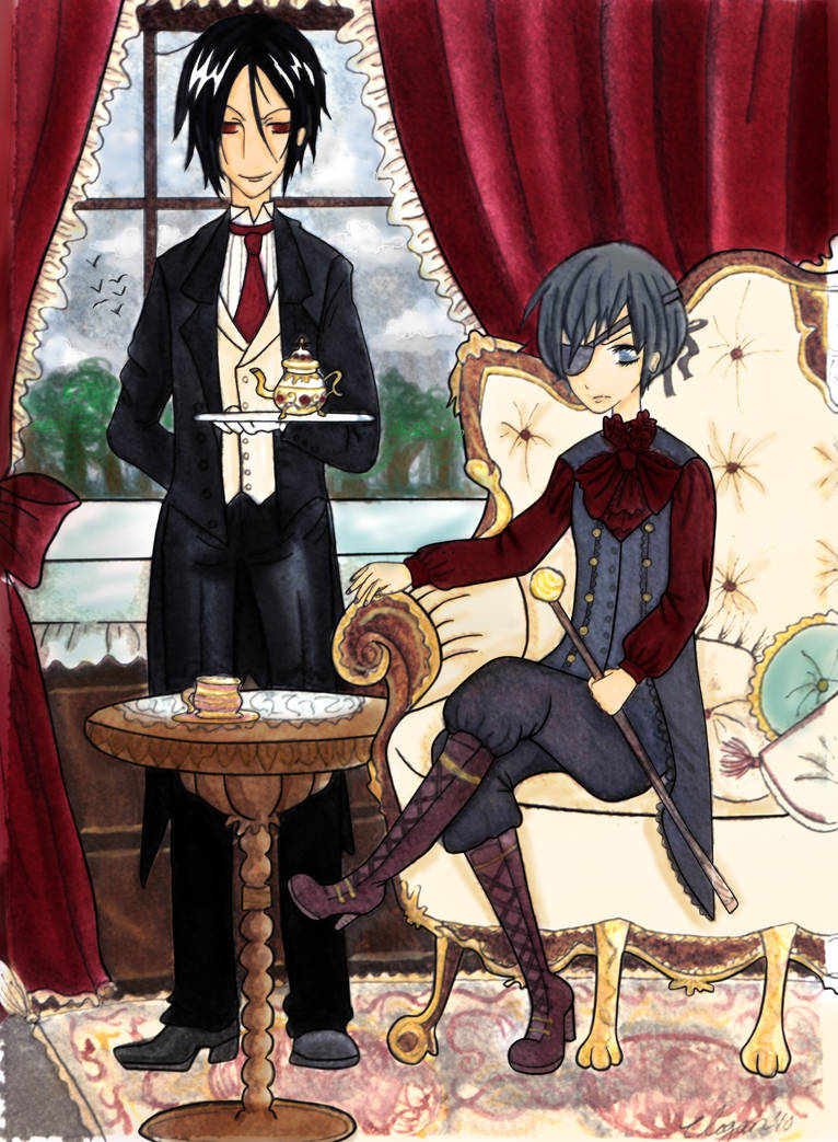 Butler Tea Ritual That Butler, serving tea by adlibber on DeviantArt