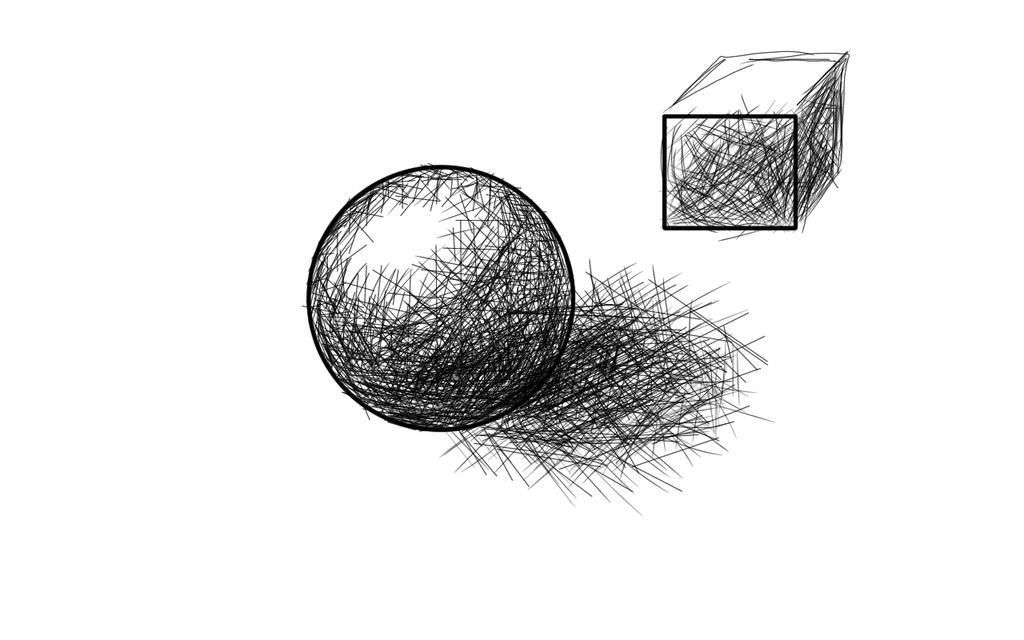 Cross Hatching Rocks CROSS HATCHING TECHNIQUE 1 by ErykaP on DeviantArt