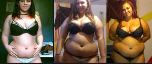 Getting fat suits her very well.