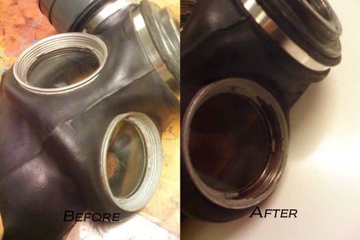 before, after work, gas-mask2