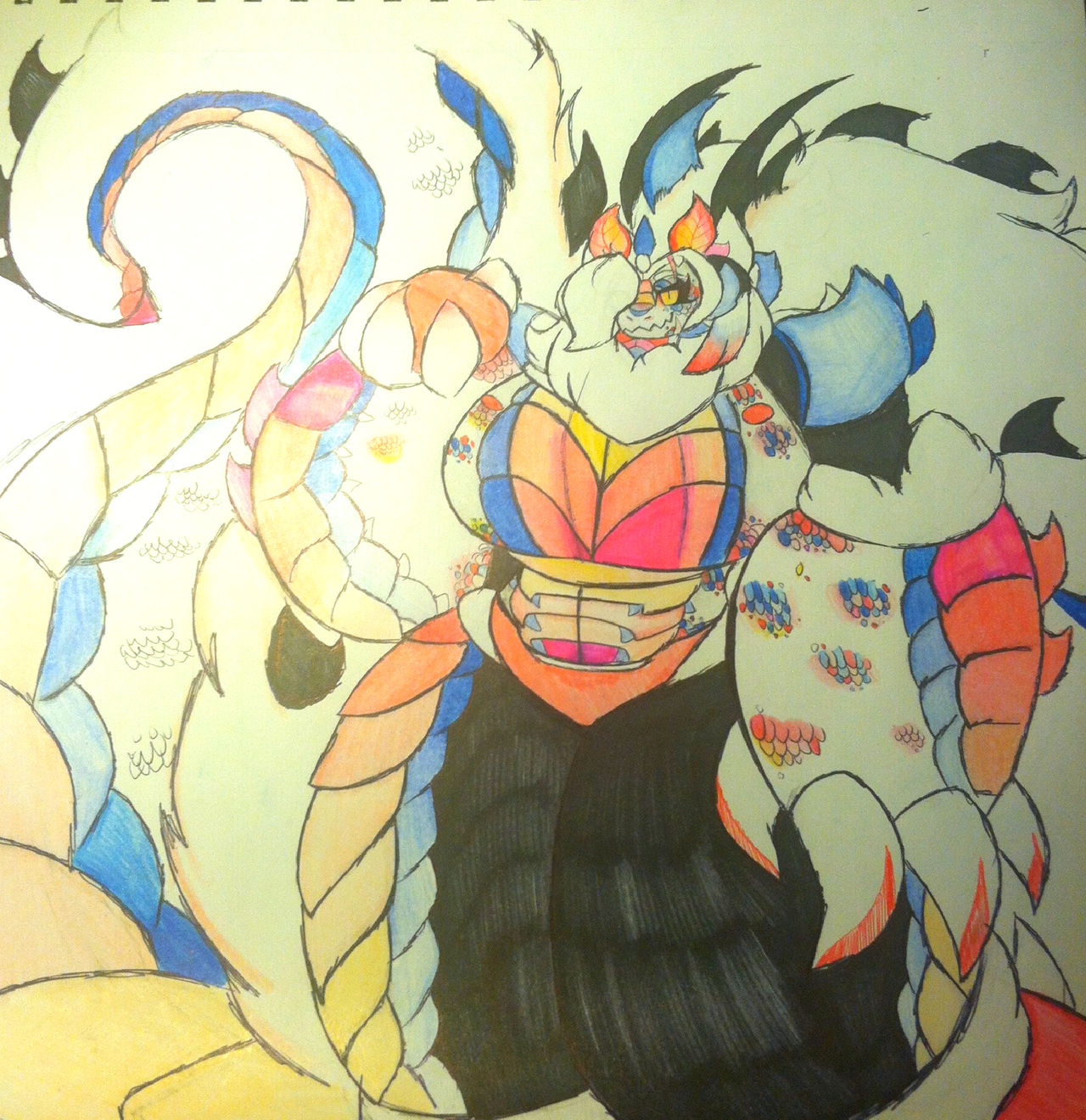 Sunshorju The Sunset Kaiju Moth