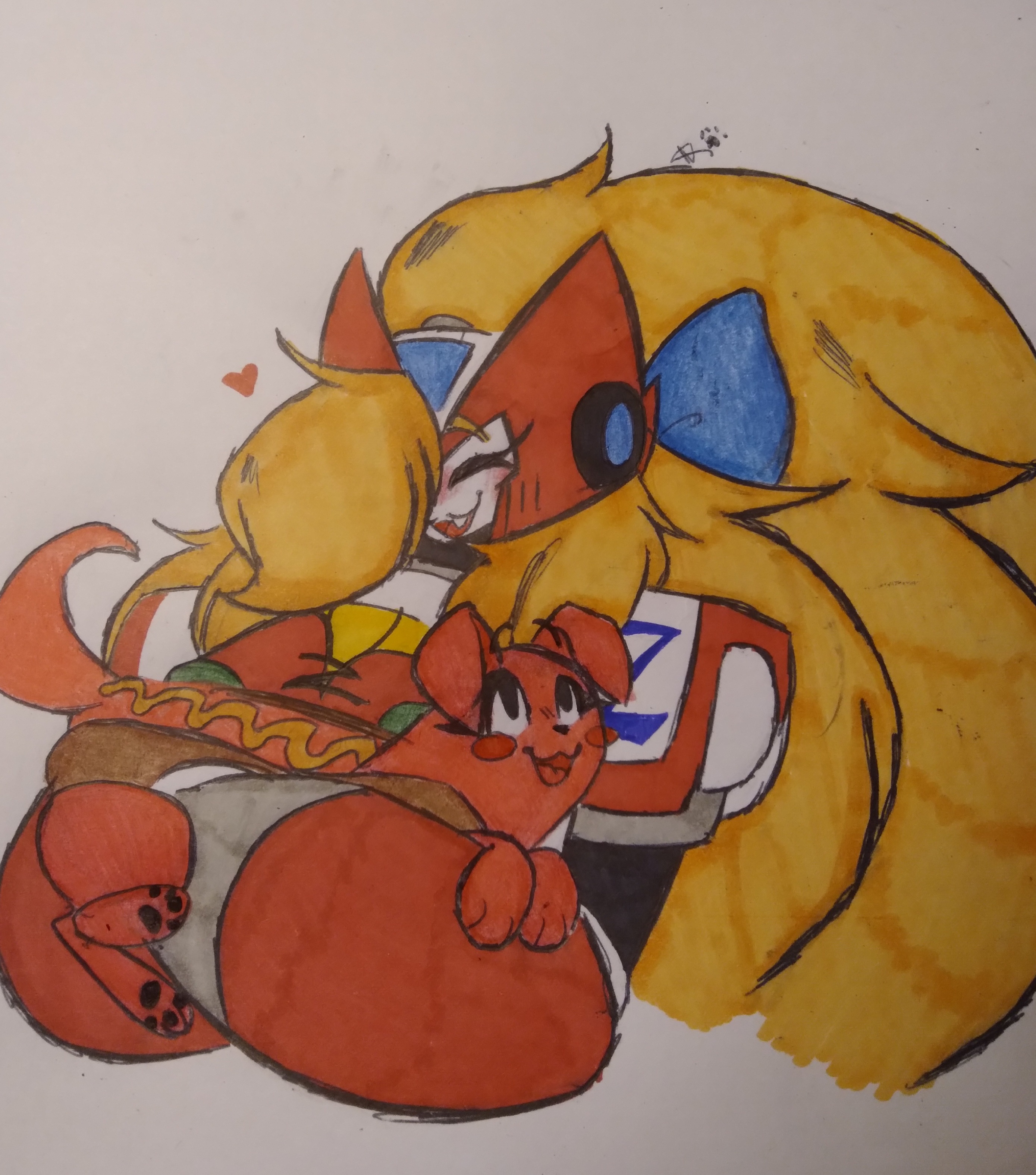 (MMX oc) Hotdog Doggo and Zero