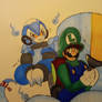 (MMX OC X SMB) Ekkuso and Luigi