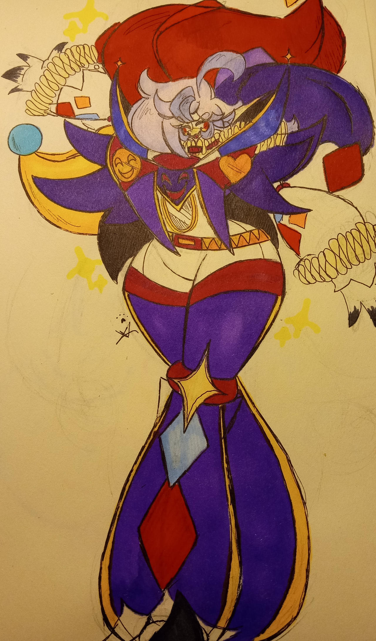 (GF X JJBA OC) Laughter, The Jester of Mirrors