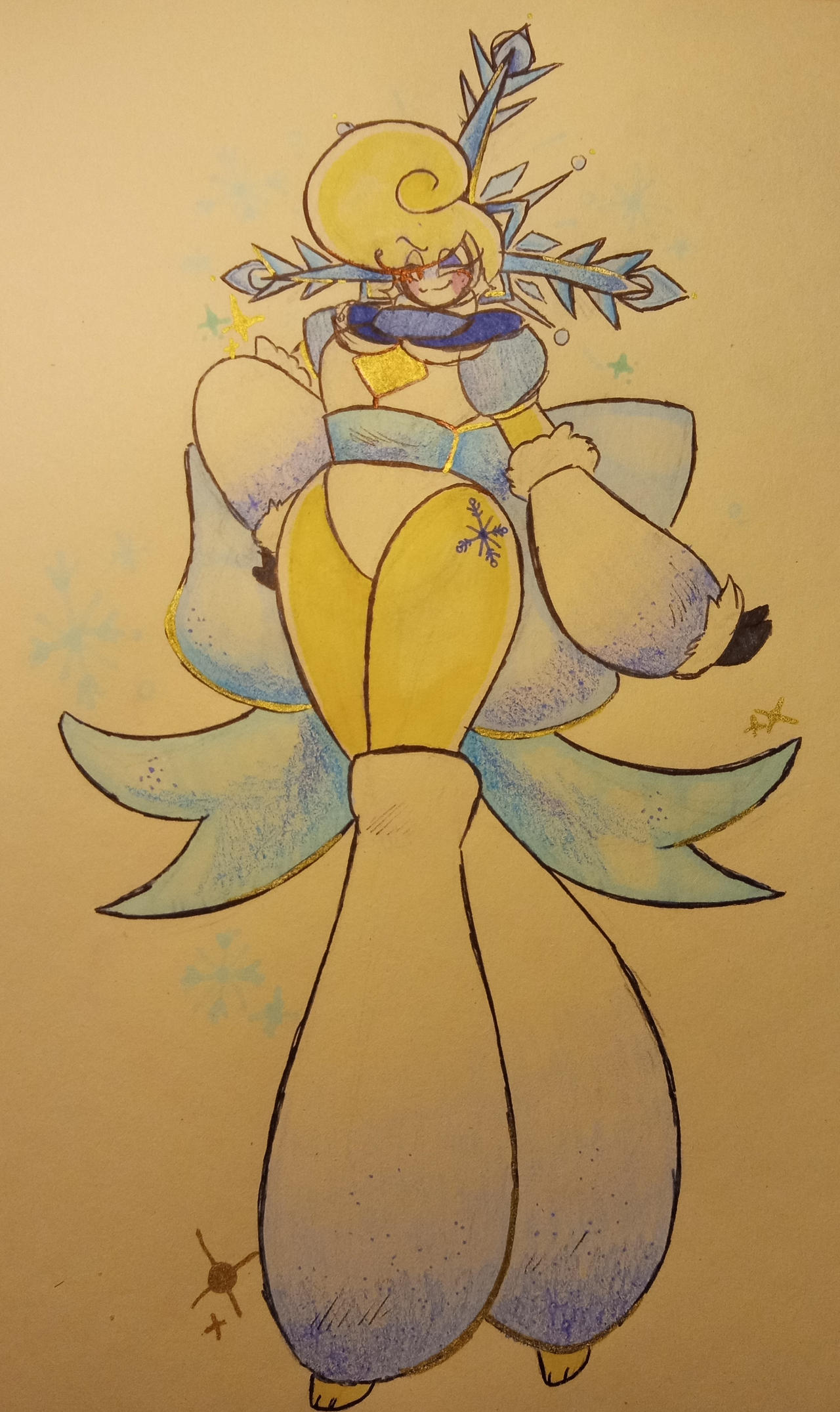 (DW OC) Debonair Flurry, the Snowflake-Mirror