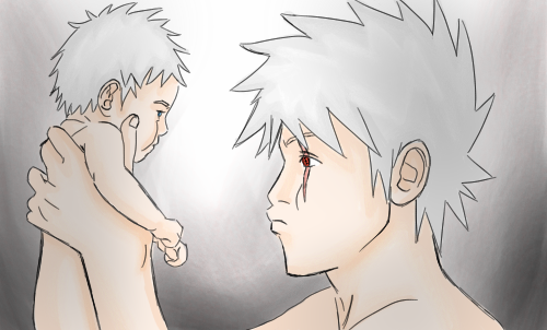 Kakashi and his son