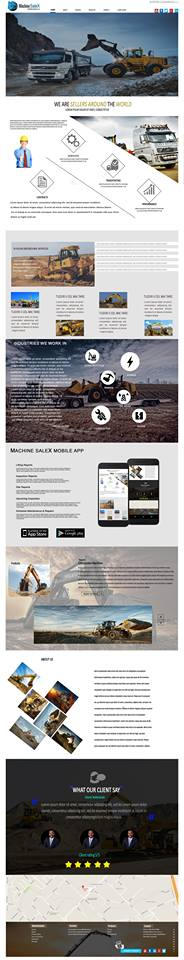 Machine Salex Web Site Template