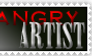 Angry Artist Stamp