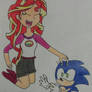 Request: Sunset Shimmer and Sonic