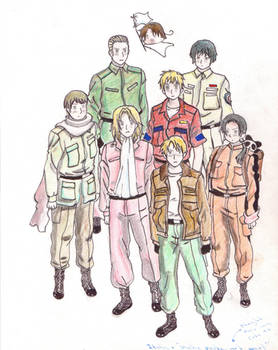 Hetalia, 'Paint it, White!' - Front cover