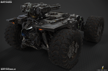 THOMAS WAYNE BATMOBILE ( RENDER ) (Back)