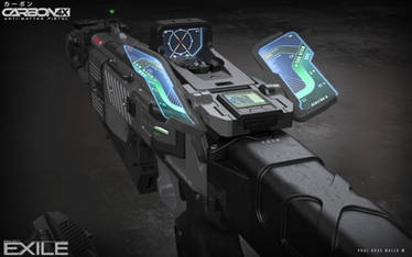 CARBON 4X Anti-Matter Pistol ( HUD )