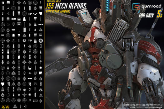 155 MECH ALPHAS SET 02 BACK COVER