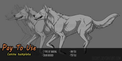 [P2U] Wolf/Canine Template - PSD File