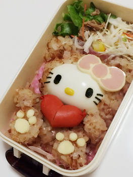 Hello Kitty Bento (with tutorial)