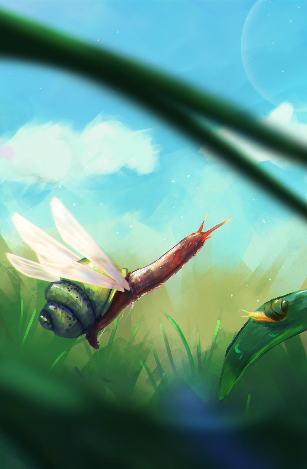 Flying Snail Flying snail by cgartMan5ON on DeviantArt