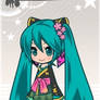 Chibi butterfly miku 