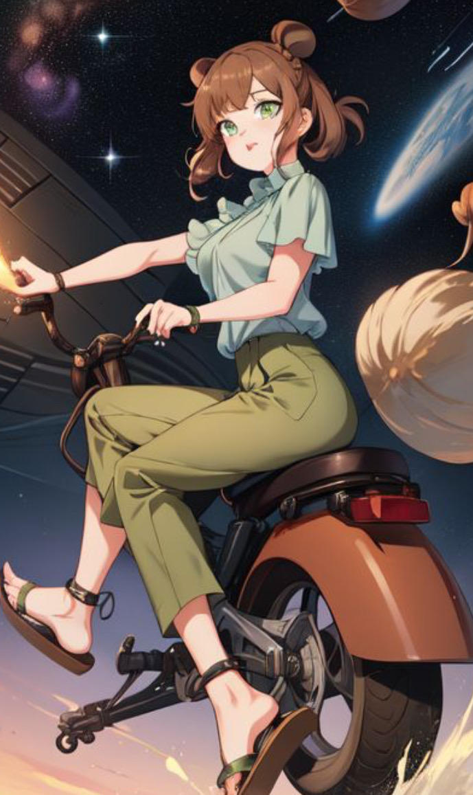Deviantart Riding Motorcycle Stacey riding on a motorcycle by LahikaAnwar on DeviantArt