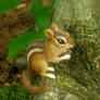 Needle Felted Chipmunk