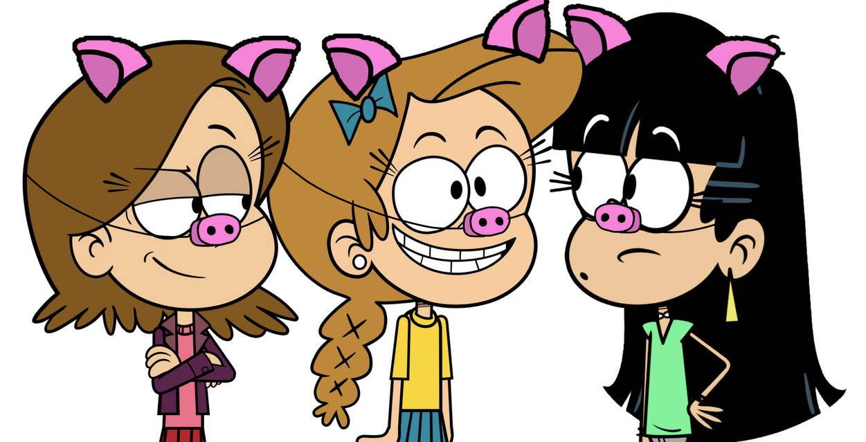 Girl Jordan Rachel and Mollie as the 3 little pigs by TrainJunier9999 ...