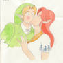 Malon and Link kiss 2