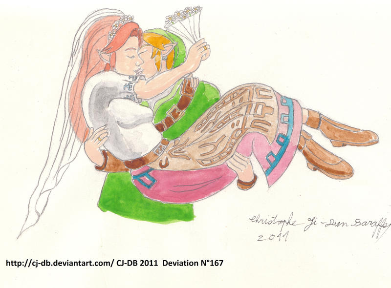 Malon and Link's wedding